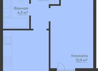 Продаю 1-ком. квартиру, 42 м2, Рыбинск