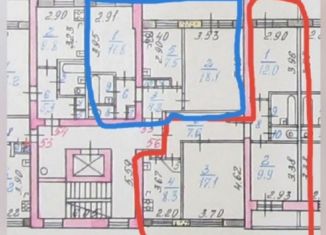 Продам трехкомнатную квартиру, 65 м2, Вологодская область, Северное шоссе, 3