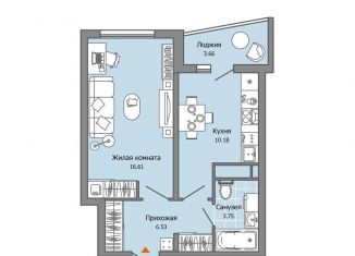 Продаю 1-ком. квартиру, 39 м2, Ульяновск, жилой комплекс Ультраград, 2, ЖК Ультраград