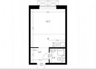 Продается квартира студия, 23.9 м2, городской округ Красногорск