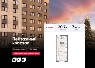 Продажа квартиры студии, 20.7 м2, Санкт-Петербург