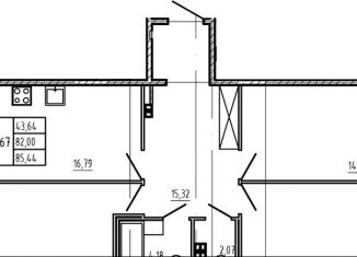 Продаю 3-ком. квартиру, 82 м2, Сертолово