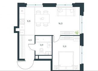 Продажа 2-ком. квартиры, 42.1 м2, Москва, район Очаково-Матвеевское