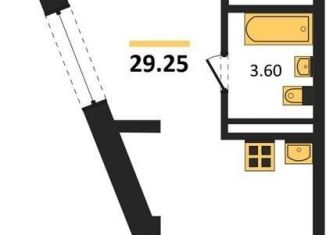 Продам квартиру студию, 29.2 м2, Воронеж