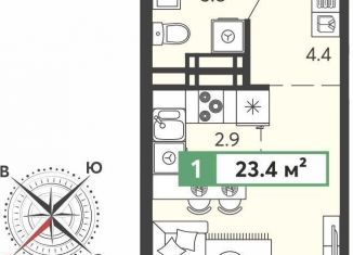 Продам квартиру студию, 23.4 м2, Пензенская область