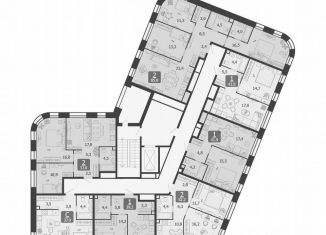 Продажа 1-комнатной квартиры, 39.2 м2, Москва, улица Петра Кончаловского, 5, станция ЗИЛ