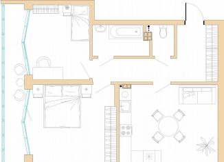 Продаю 3-комнатную квартиру, 74 м2, Берёзовский, Восточная улица, 8к2