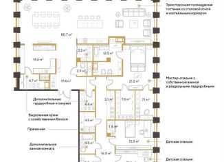 Продажа 4-ком. квартиры, 247.3 м2, Санкт-Петербург, Институтский проспект, 16к2, муниципальный округ Светлановское