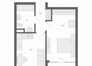 Продажа 1-ком. квартиры, 36.5 м2, Екатеринбург, метро Чкаловская, 12-й квартал, 6