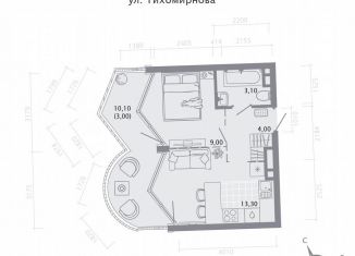 Продам 1-комнатную квартиру, 32.4 м2, Татарстан, улица Калинина, 1Б