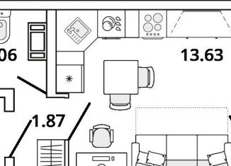 Продажа квартиры студии, 21.3 м2, Санкт-Петербург