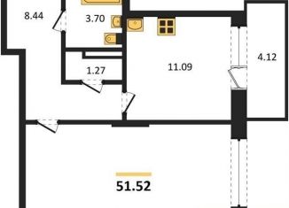 Продается 1-ком. квартира, 51.5 м2, Воронеж