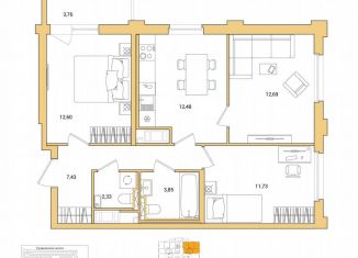 Продаю 3-комнатную квартиру, 65 м2, Санкт-Петербург, муниципальный округ Коломяги