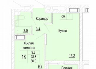 1-ком. квартира на продажу, 30 м2, Нижегородская область