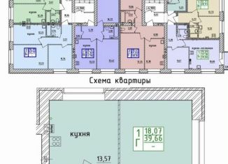 Продам 1-комнатную квартиру, 39.7 м2, Ярославская область, Магистральная улица, 2Б