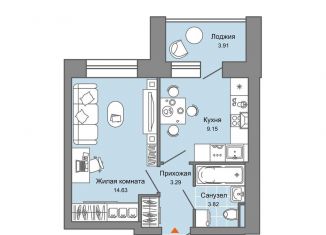 Продажа 1-комнатной квартиры, 33 м2, Киров, Ленинский район, улица Дмитрия Козулева, 2к4