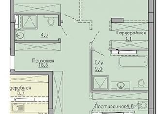 Продается 3-ком. квартира, 116.5 м2, Воронеж, Ленинский район, переулок Белинского, 3