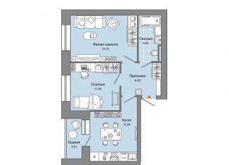 Продается 2-ком. квартира, 51 м2, Киров, улица Дмитрия Козулева, 2к4