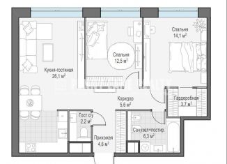 3-ком. квартира на продажу, 75 м2, Москва, проспект Генерала Дорохова, 39к2Б, метро Минская