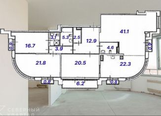 Продаю 4-ком. квартиру, 157.6 м2, Санкт-Петербург, Московский проспект, 183-185Ак7, метро Парк Победы