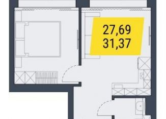 Продажа однокомнатной квартиры, 31.4 м2, Новосибирск, Центральный район