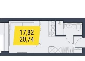 Продаю квартиру студию, 20.7 м2, Новосибирск, Центральный район