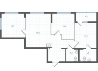 Продам 3-ком. квартиру, 74.7 м2, Екатеринбург, Железнодорожный район, улица Свердлова, 10