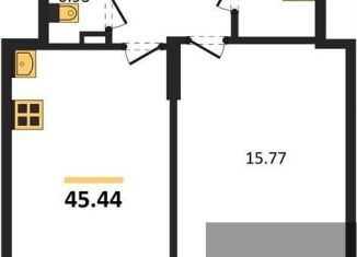 Продается 1-комнатная квартира, 45.4 м2, Воронеж, Центральный район