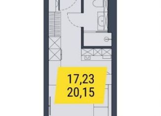 Продажа квартиры студии, 20.2 м2, Новосибирск, Центральный район