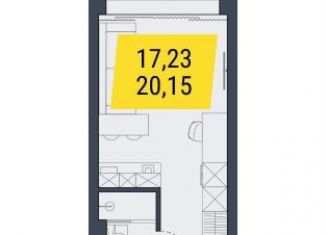 Квартира на продажу студия, 20.2 м2, Новосибирск, Центральный район