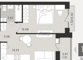 Продается 1-ком. квартира, 34.5 м2, Калининград