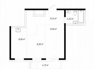 Продажа 2-комнатной квартиры, 45.2 м2, Иркутск