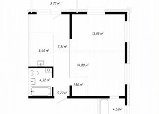 Продается 3-ком. квартира, 61.1 м2, Иркутск