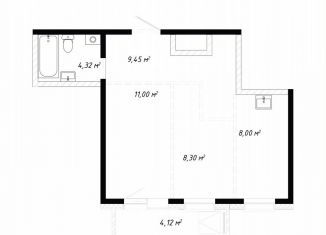 Продажа 2-ком. квартиры, 45.2 м2, Иркутская область