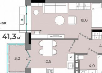 Продам 1-ком. квартиру, 41.3 м2, Удмуртия, улица имени В.С. Тарасова, 6