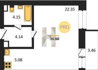 Продается квартира студия, 36.6 м2, Воронежская область, Кленовая улица, 4