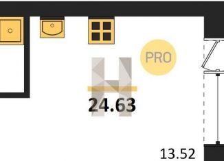 Продаю квартиру студию, 24.6 м2, Воронежская область