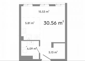 Продается однокомнатная квартира, 30.6 м2, Челябинская область