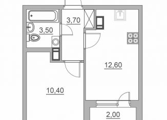 Продам 1-ком. квартиру, 31.2 м2, Всеволожск, Взлётная улица, 14