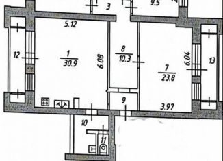 Продам 3-ком. квартиру, 100.6 м2, Ярославль, улица Салтыкова-Щедрина, 57/17