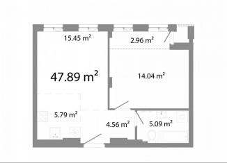 Продажа 1-ком. квартиры, 47.9 м2, Челябинская область