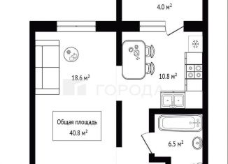 Продажа однокомнатной квартиры, 40.8 м2, Новосибирск, Игарская улица, 6