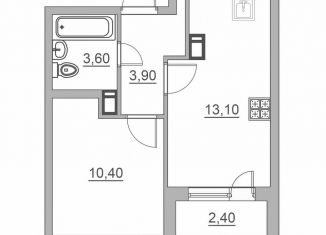 Продажа 1-комнатной квартиры, 32.2 м2, Всеволожск, Взлётная улица, 14