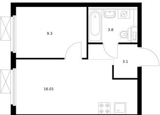 Продажа 1-комнатной квартиры, 32.2 м2, Москва, Южнопортовый район