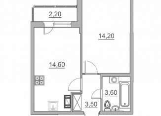 Продаю 1-комнатную квартиру, 37 м2, Всеволожск, Взлётная улица, 14