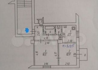 Продаю 2-комнатную квартиру, 48 м2, Московская область, улица Суворова, 62