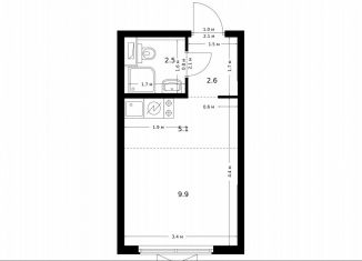 Продам квартиру студию, 20.1 м2, Москва, ЖК Большая Академическая 85, жилой комплекс Большая Академическая 85, к3.3