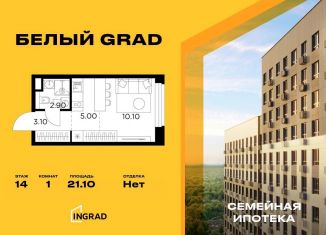 Продам квартиру студию, 21.1 м2, Мытищи, жилой комплекс Белый Grad, 112