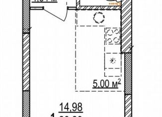 Продается квартира студия, 30.4 м2, Уфа, улица Пугачёва, 39А