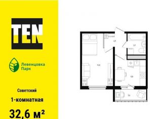 Продается 1-ком. квартира, 32.6 м2, Ростов-на-Дону, проспект Маршала Жукова, 13/1